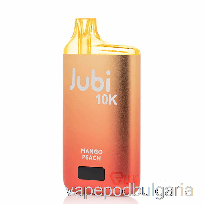 Vape Bulgaria Jubi Bar 10000 еднократна манго праскова